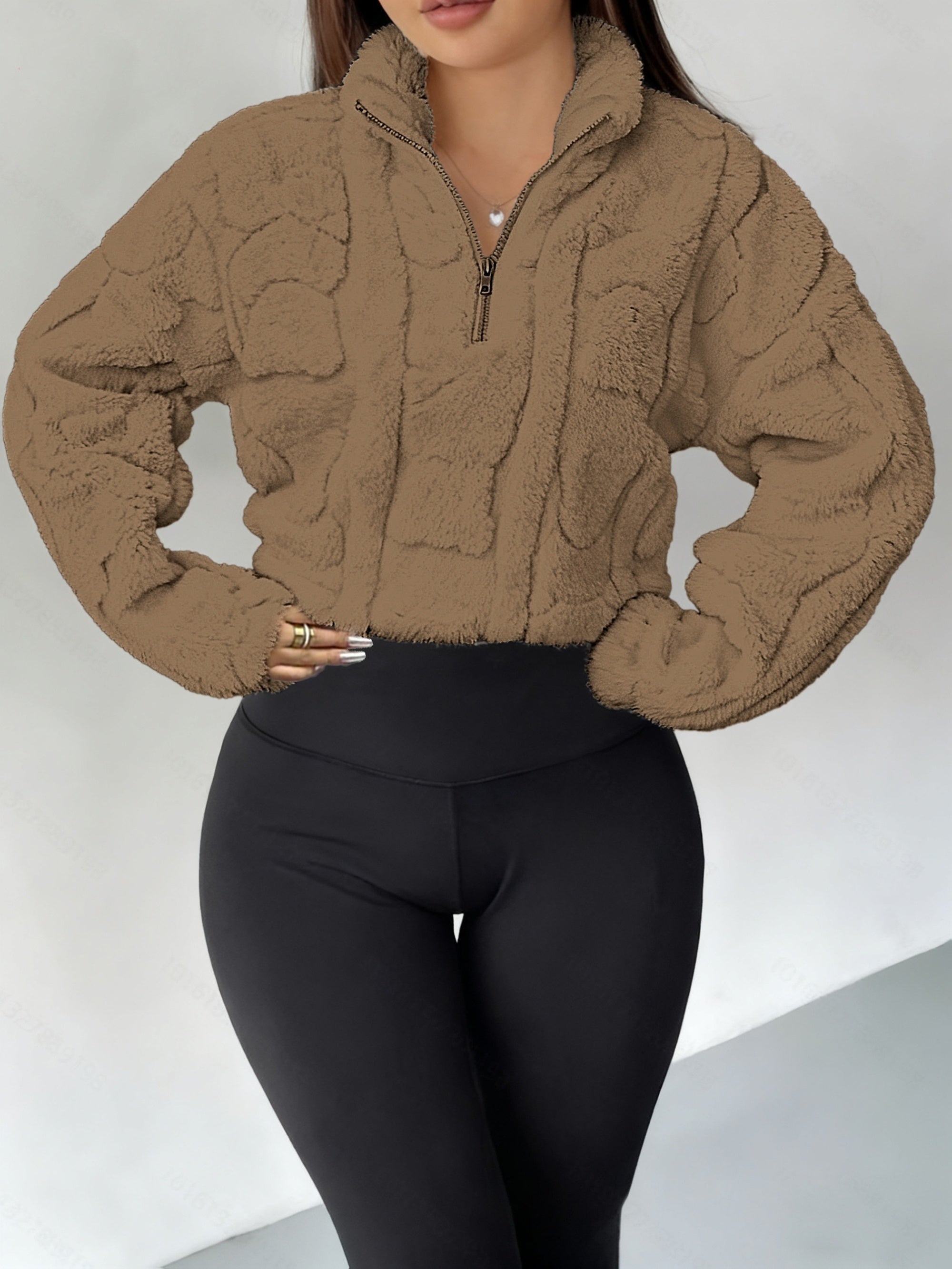 Celeste™ | Elegant Fleece Zip Sweatshirt