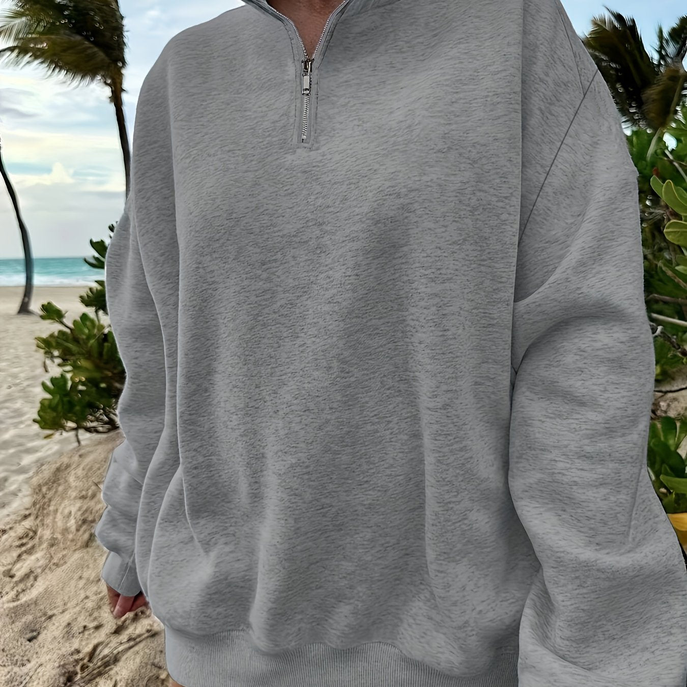 Noelle™ | Half-Zip Fleece Sweatshirt