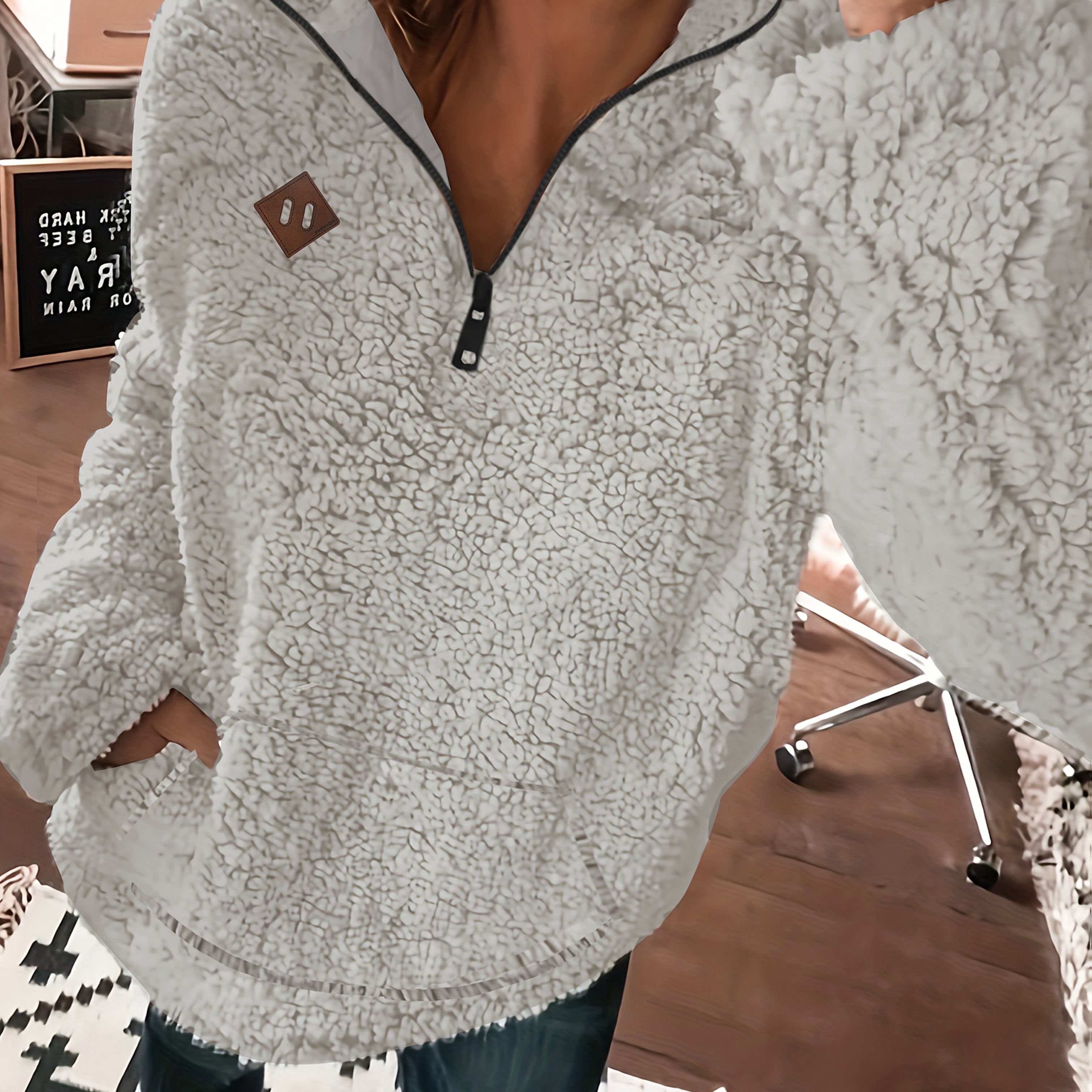 Mila™ | Fleece-Lined Zip-Up Hoodie