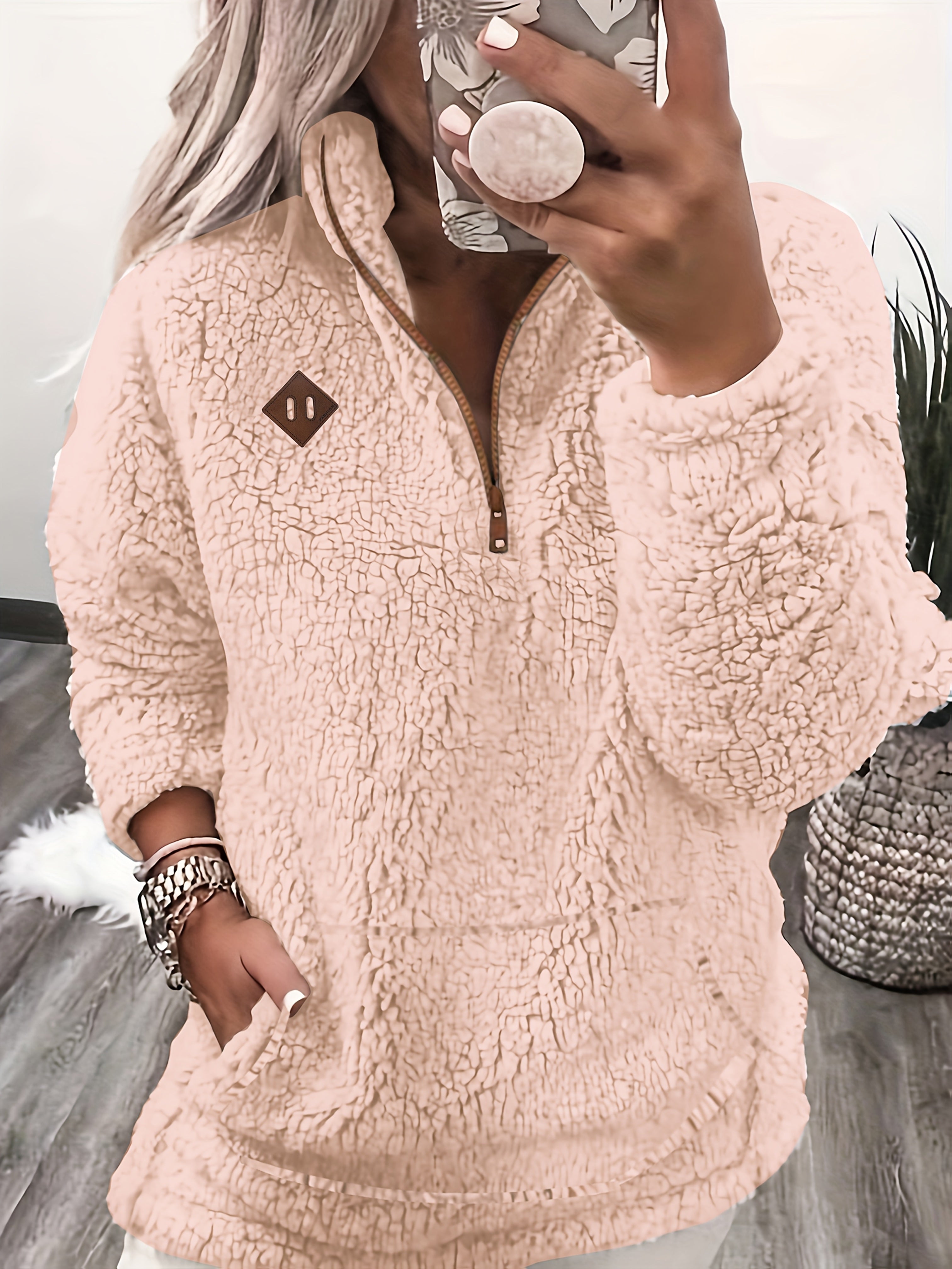 Mila™ | Fleece-Lined Zip-Up Hoodie