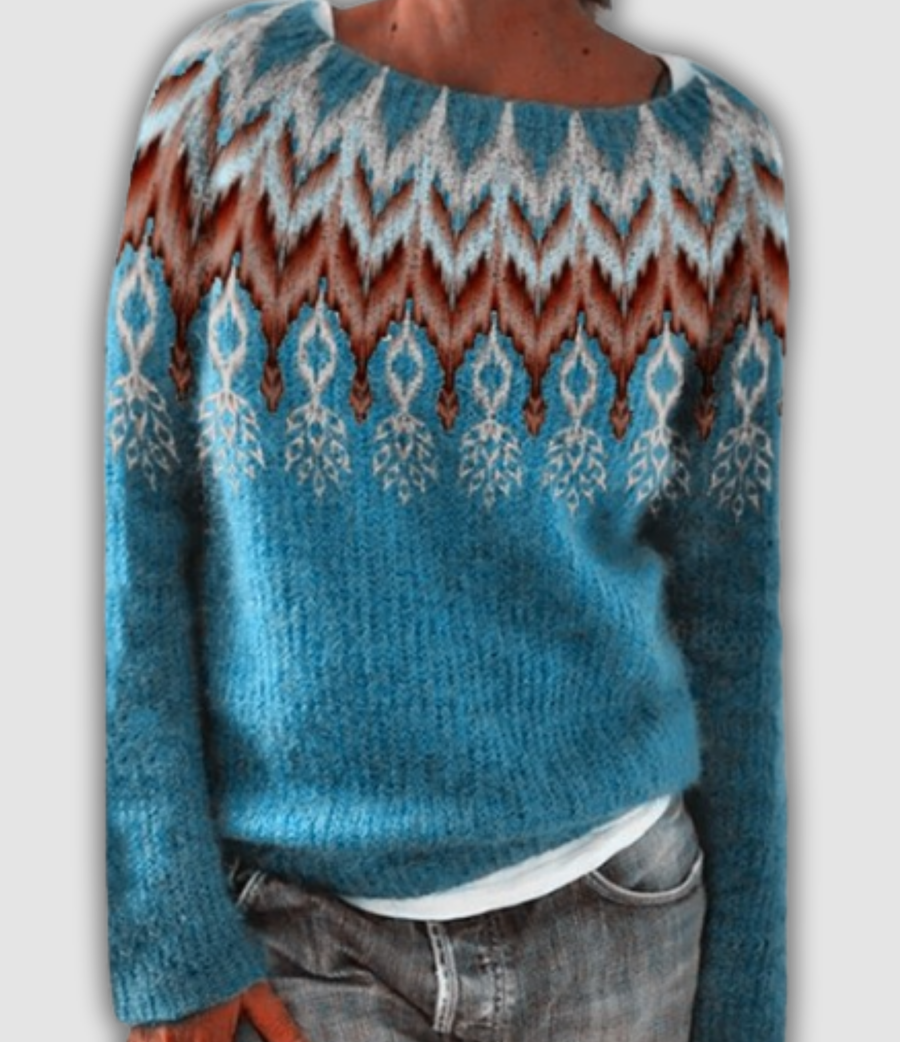 THE LINORA NORDIC | RETRO SWEATER