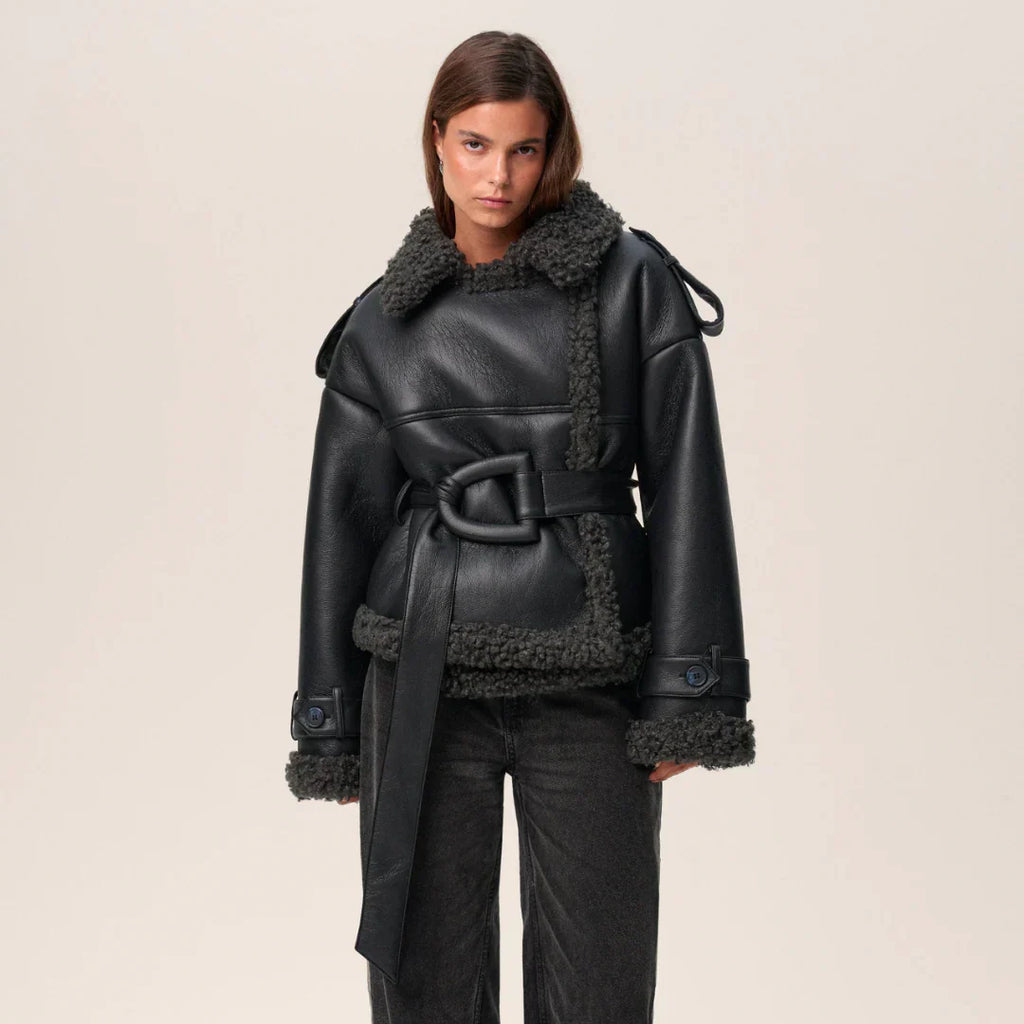 Adeline™ | Belted Fur Coat