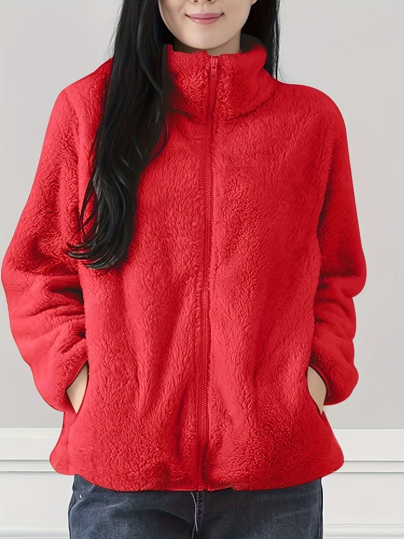 Renée™ | Block Zip-Up Fleece