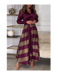 Ava™ | Long Striped Dress