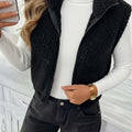 Delia™ | Sleeveless Teddy Fleece Vest