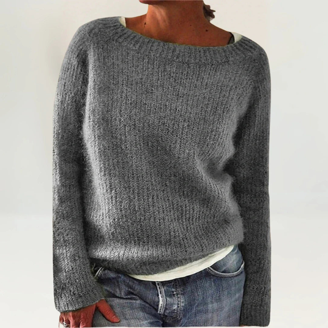 SUZY | COZY SWEATER GRAY