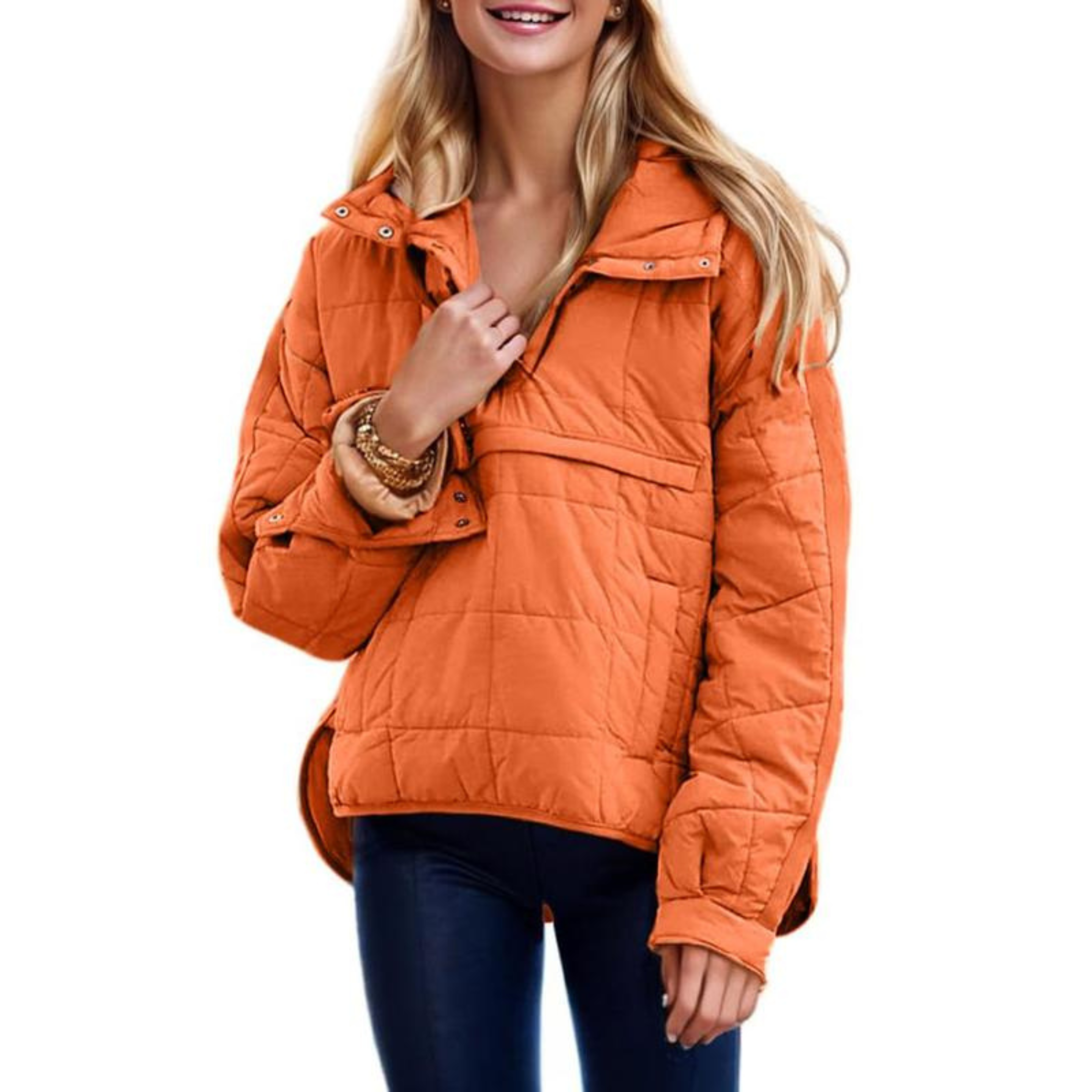 Monroe™ | Oversized Hooded Pullover Jacket