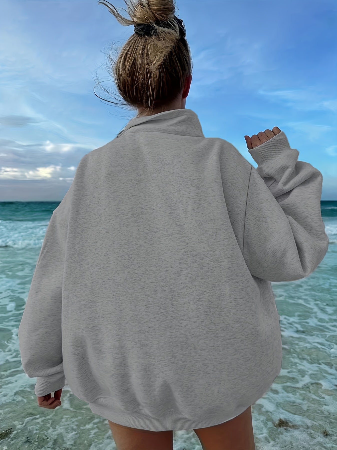 Noelle™ | Half-Zip Fleece Sweatshirt