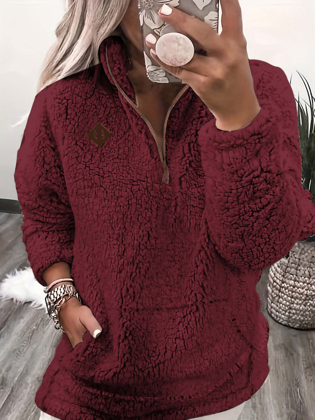 Mila™ | Fleece-Lined Zip-Up Hoodie