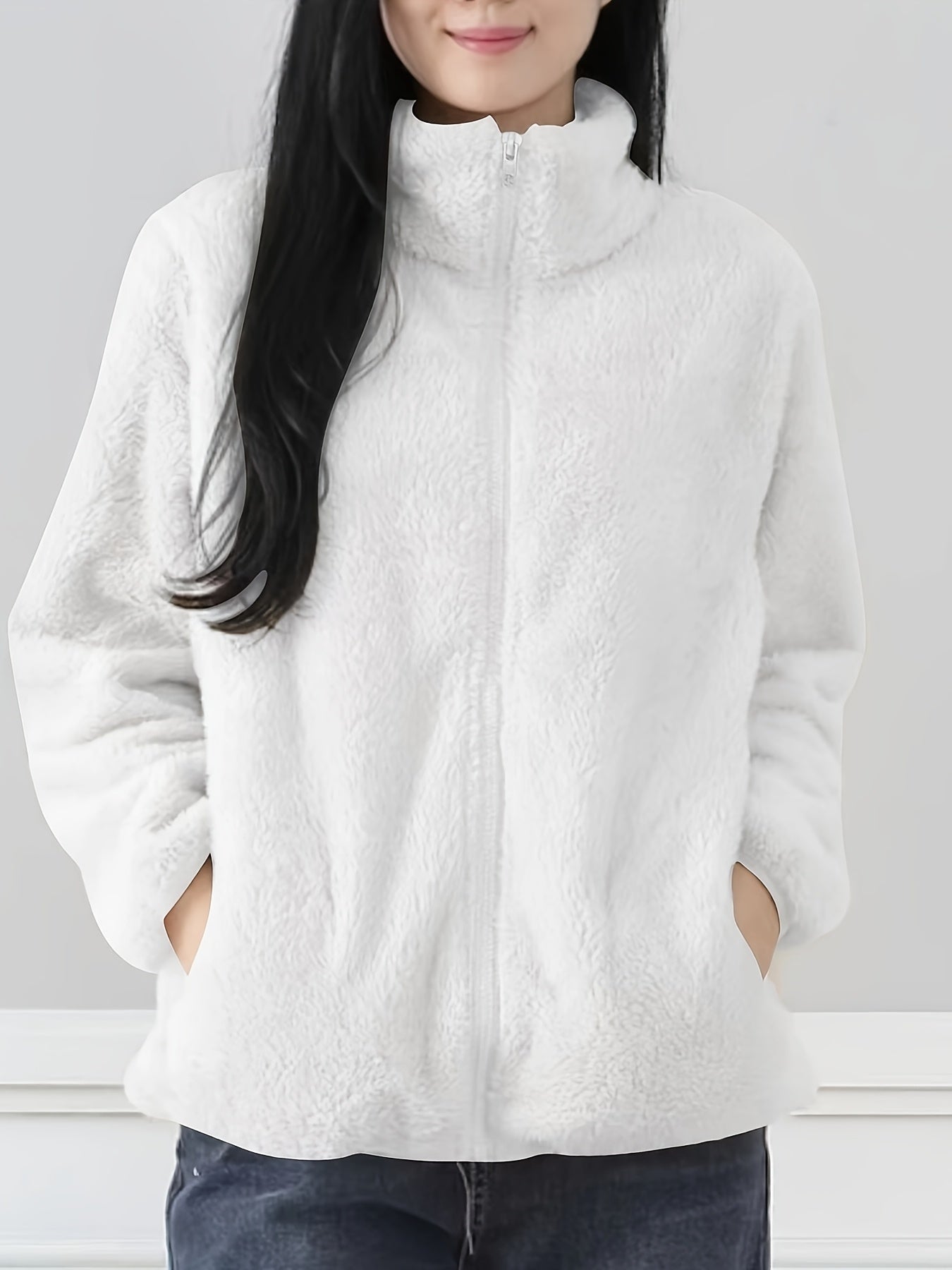 Renée™ | Block Zip-Up Fleece