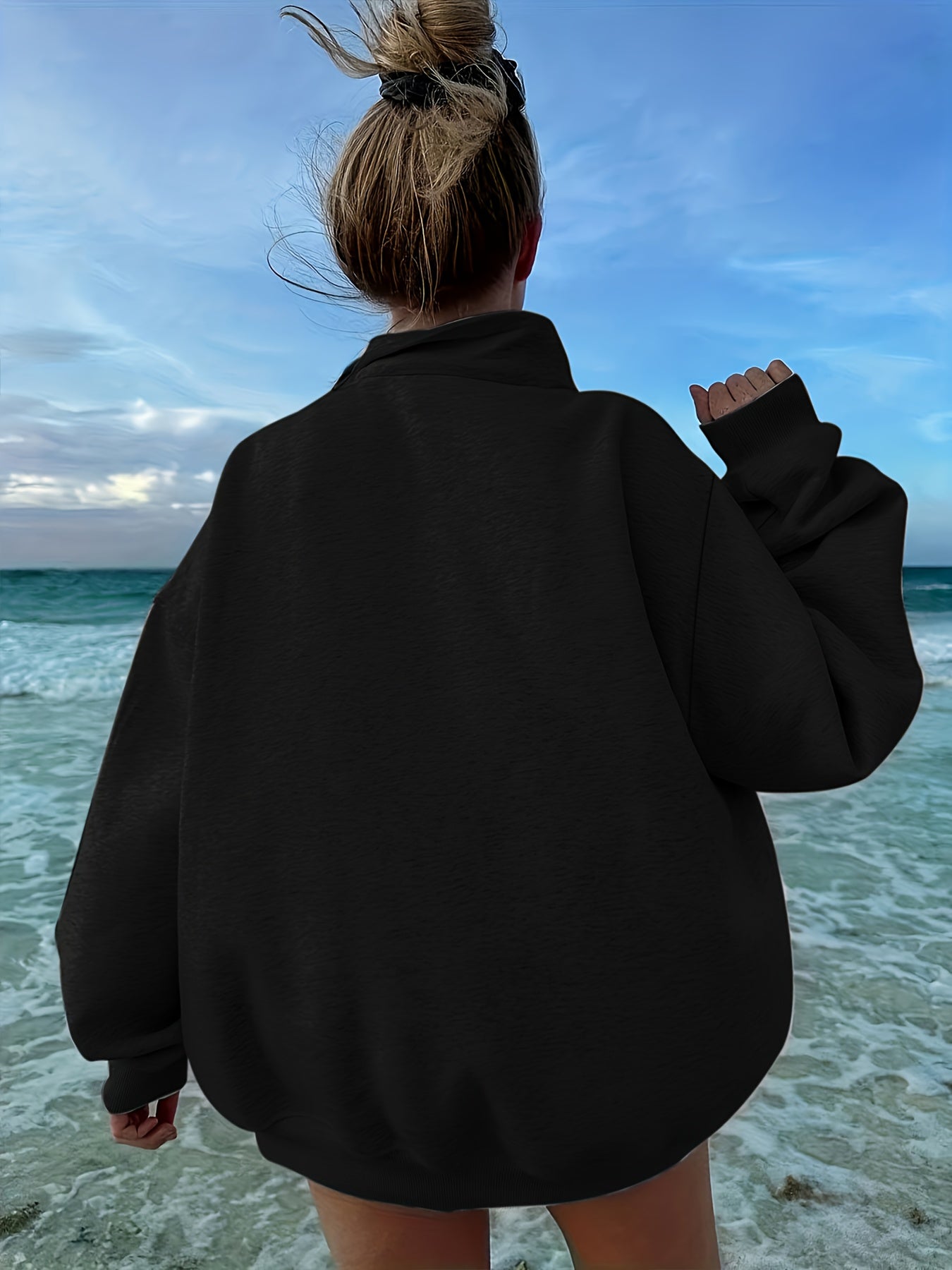 Noelle™ | Half-Zip Fleece Sweatshirt