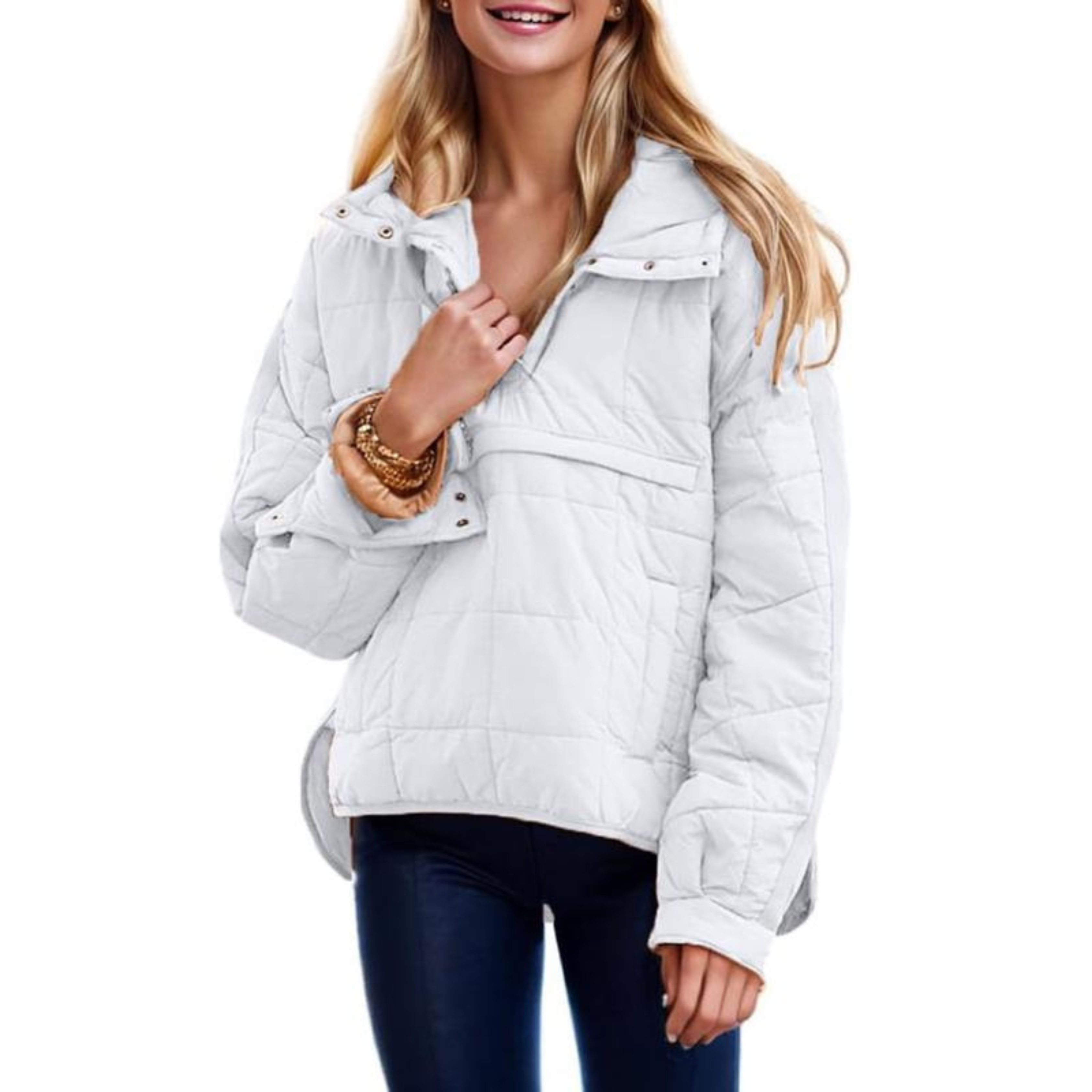 Monroe™ | Oversized Hooded Pullover Jacket