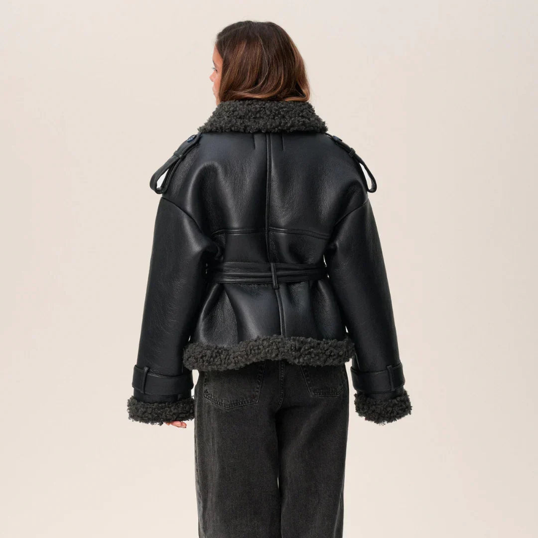Adeline™ | Belted Fur Coat