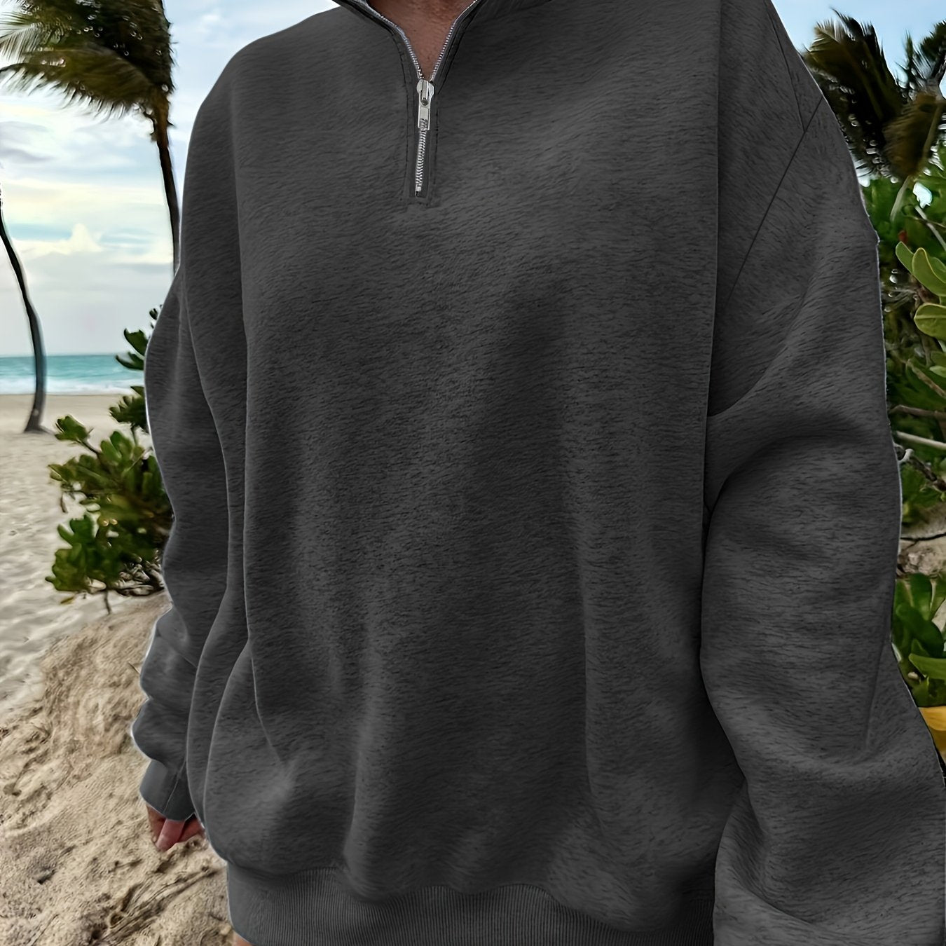 Noelle™ | Half-Zip Fleece Sweatshirt