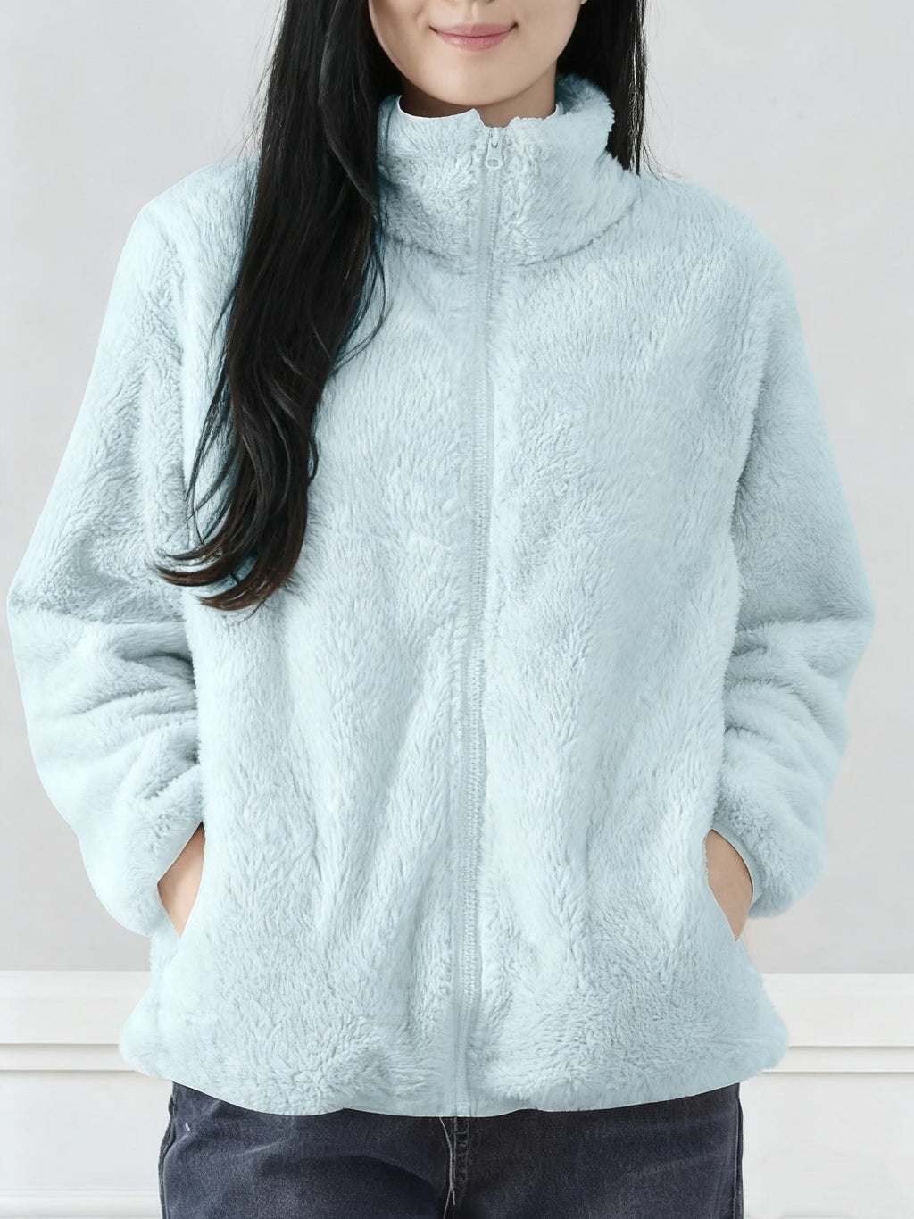 Renée™ | Block Zip-Up Fleece