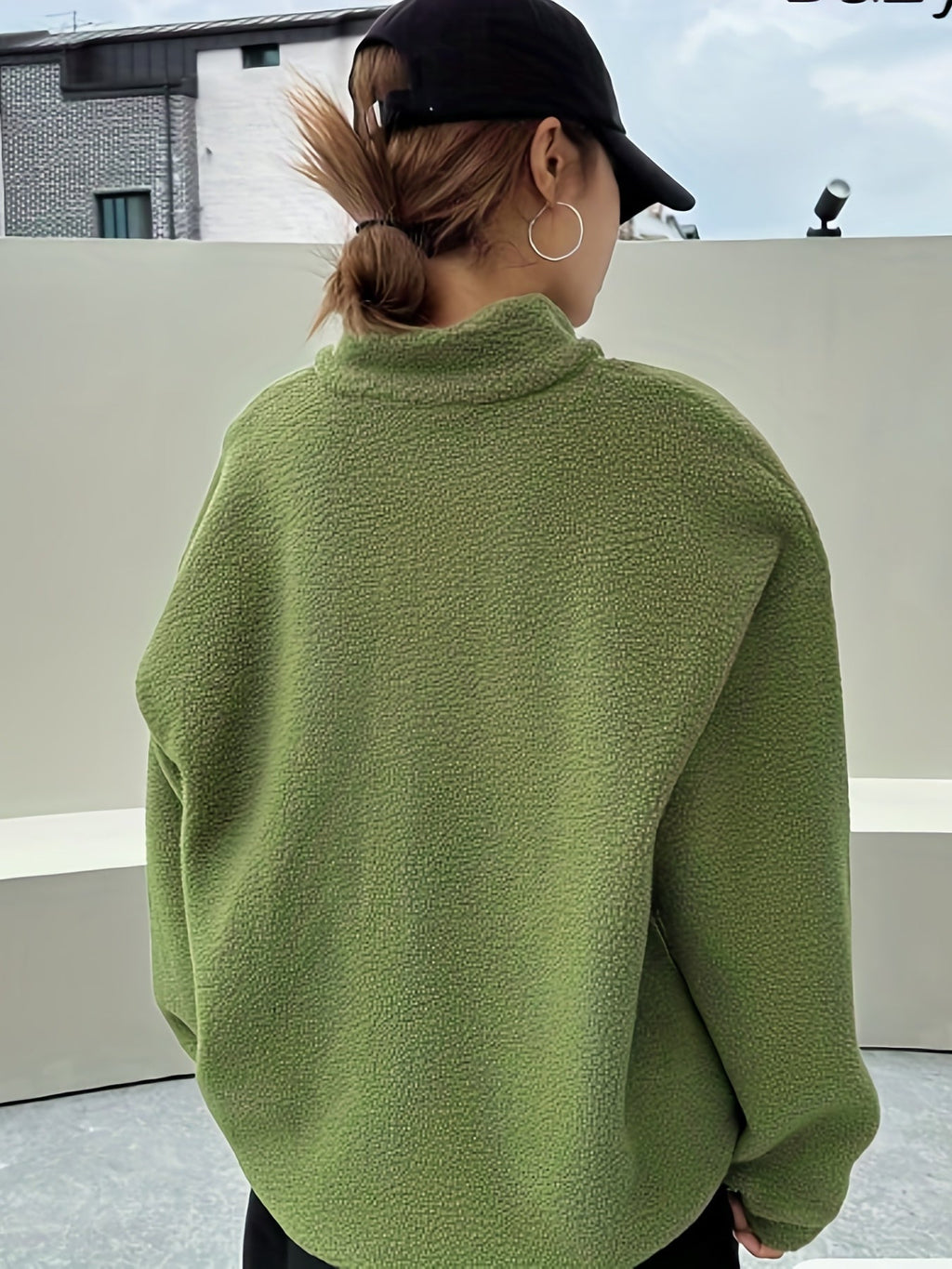 Mirella™ | Patchwork Half-Zip Fleece