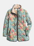 Saevina | Quilted Floral Print Jacket