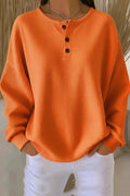 Aurelie | Waffle Knit Henley