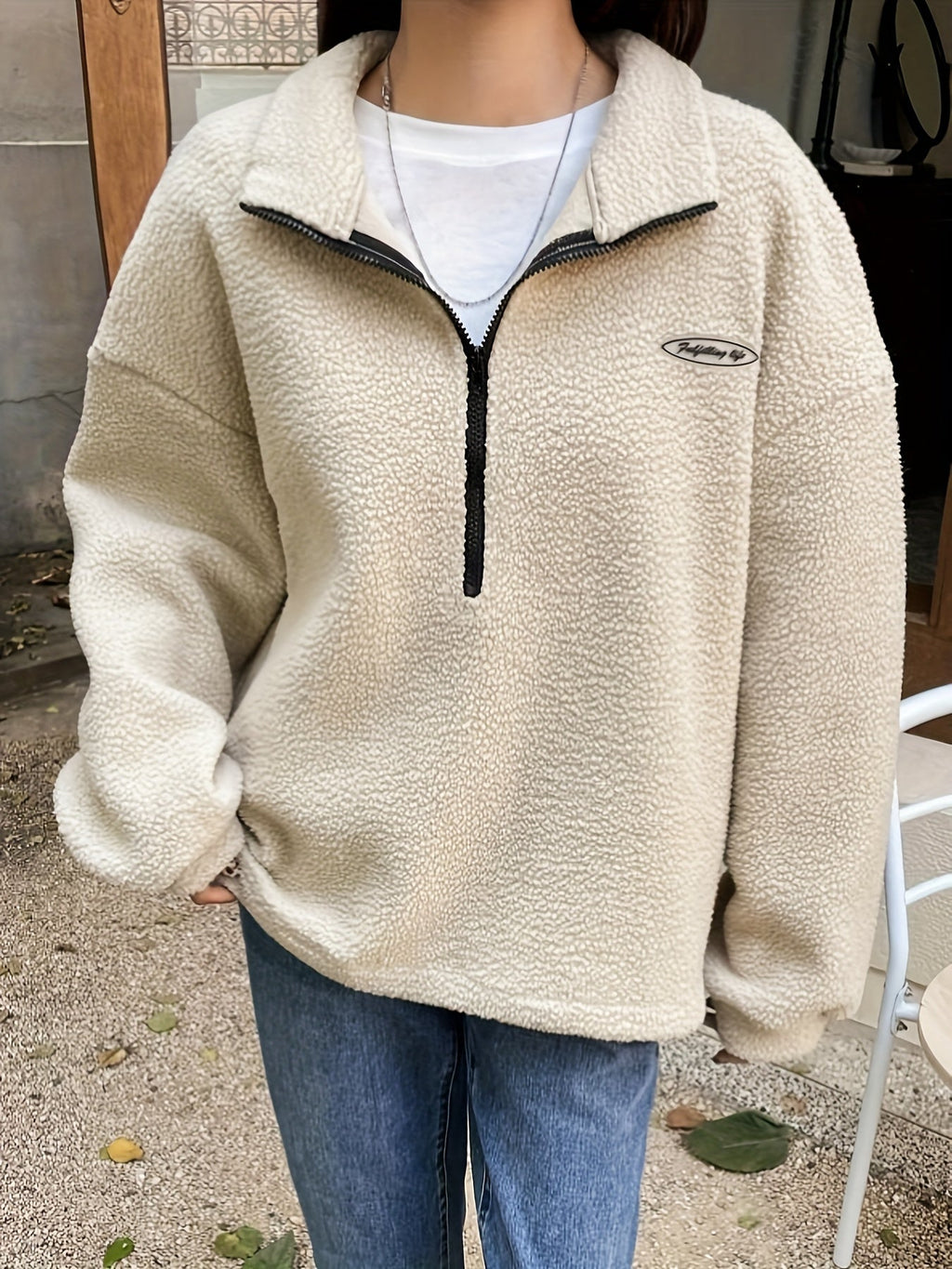 Mirella™ | Patchwork Half-Zip Fleece