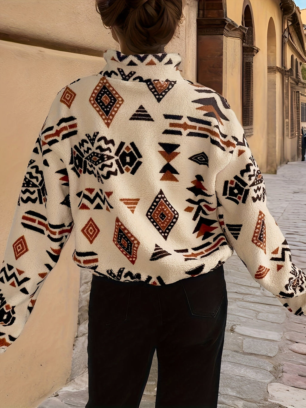 Ayana™ | Tribal Zip-Up Fleece