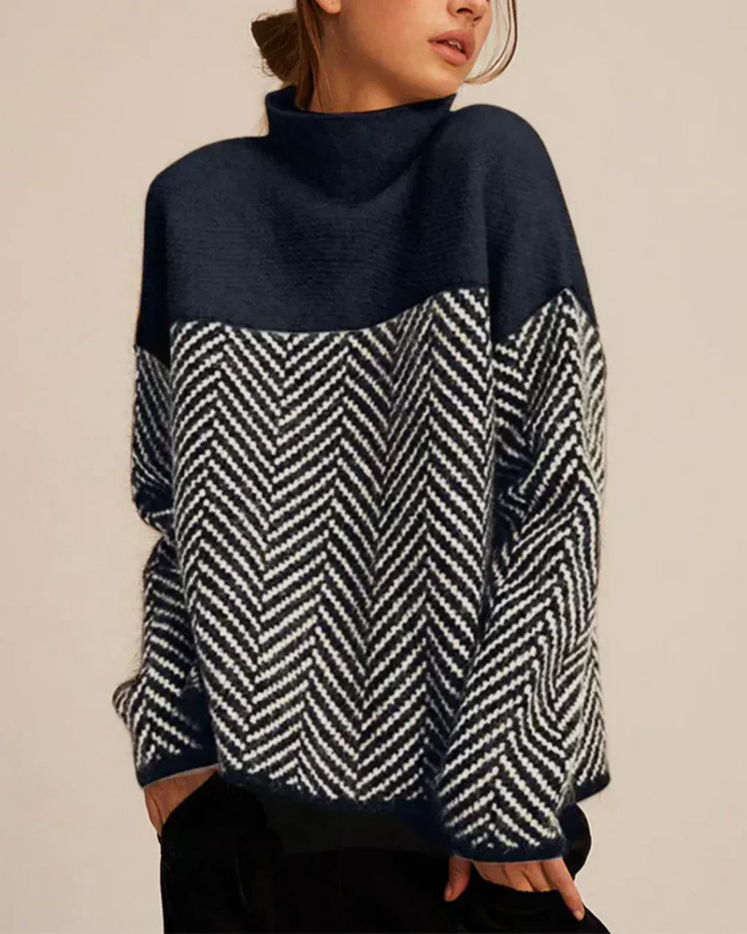 Norah | Cotton Turtleneck Sweater
