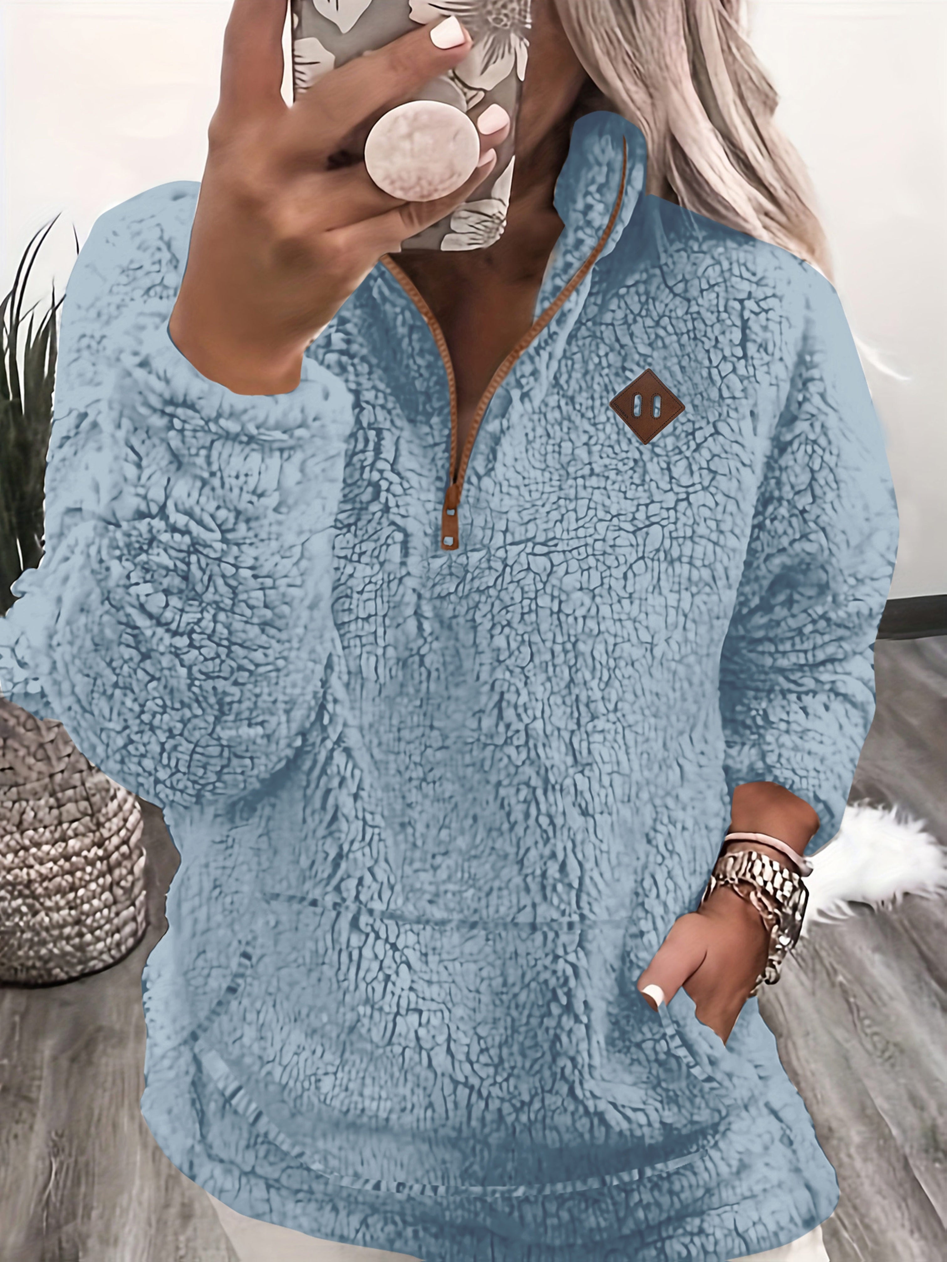 Mila™ | Fleece-Lined Zip-Up Hoodie