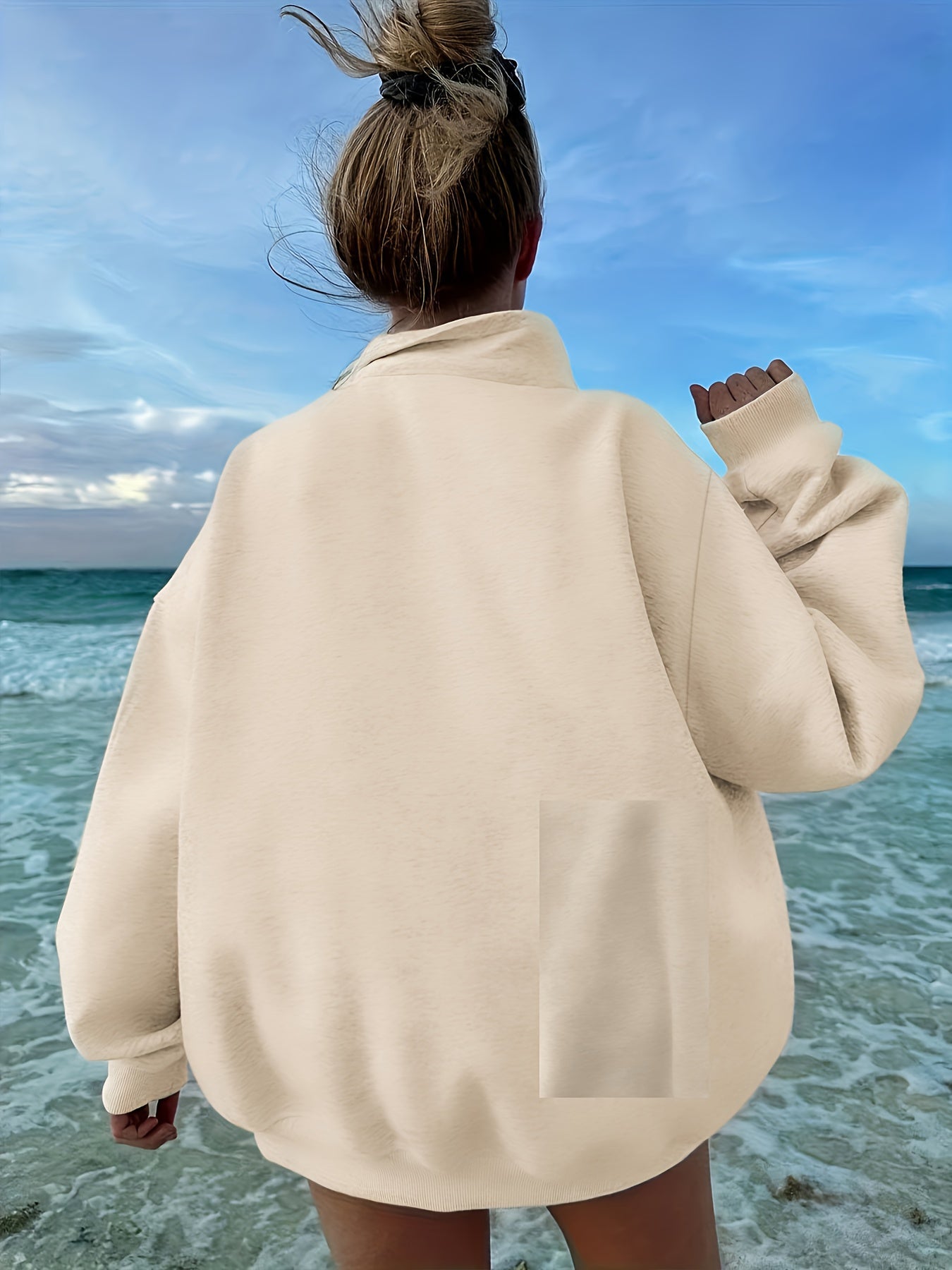 Noelle™ | Half-Zip Fleece Sweatshirt