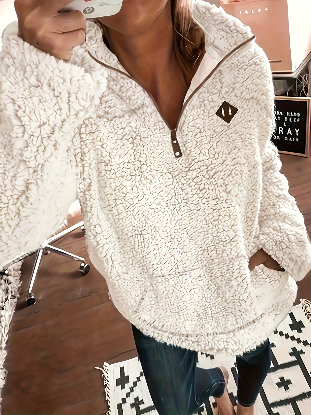 Mila™ | Fleece-Lined Zip-Up Hoodie