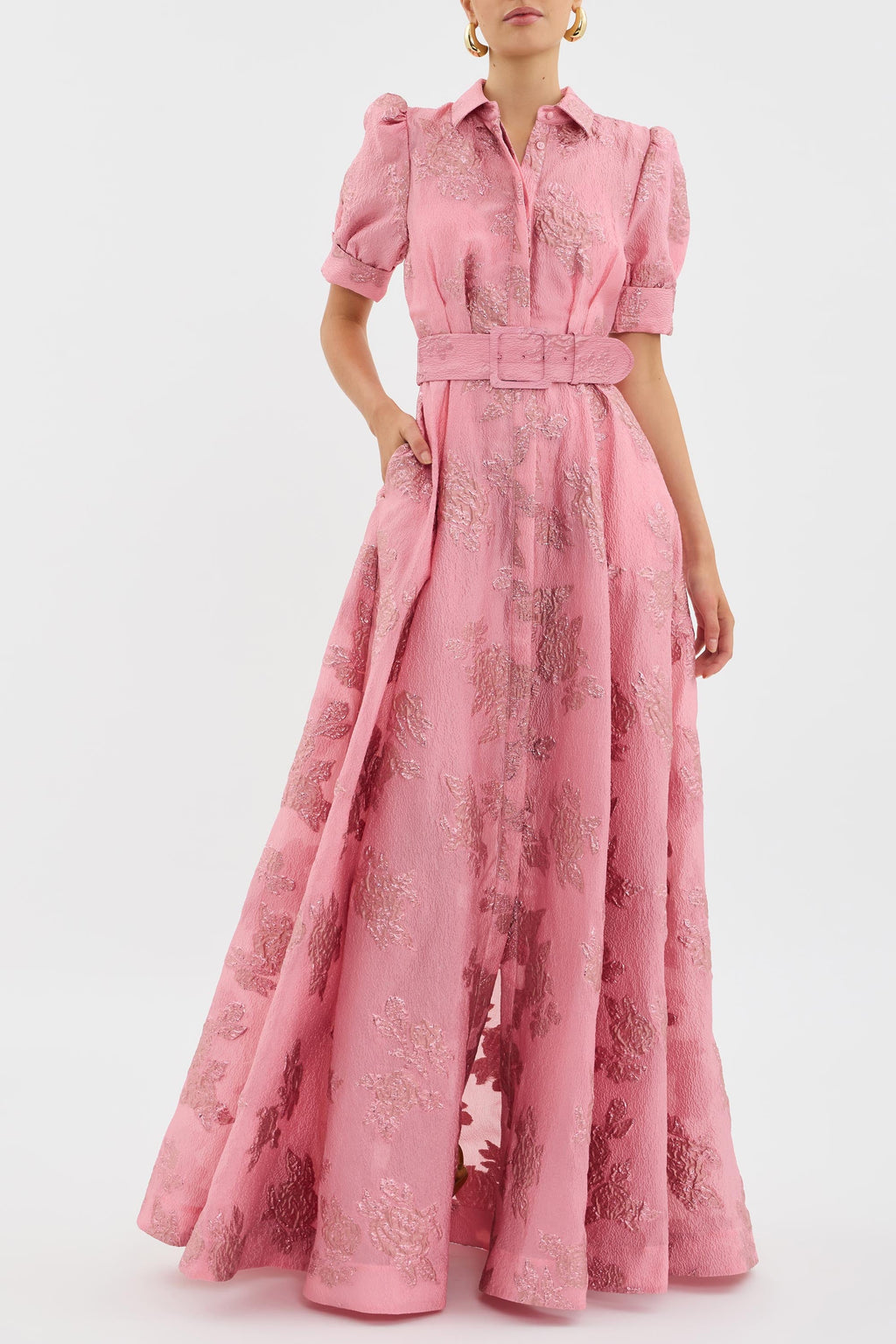 Olivia™ | Dress with Short Puffed Sleeves