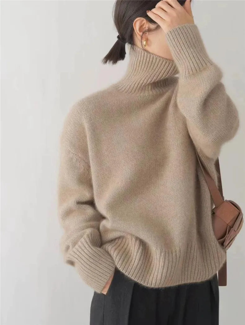 Isa | High cashmere collar