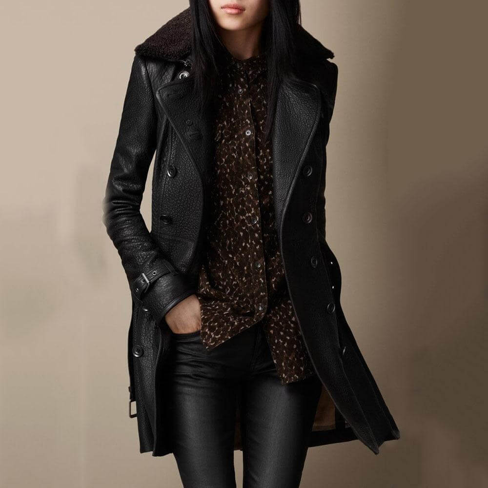 Emily - Classic Black Coat