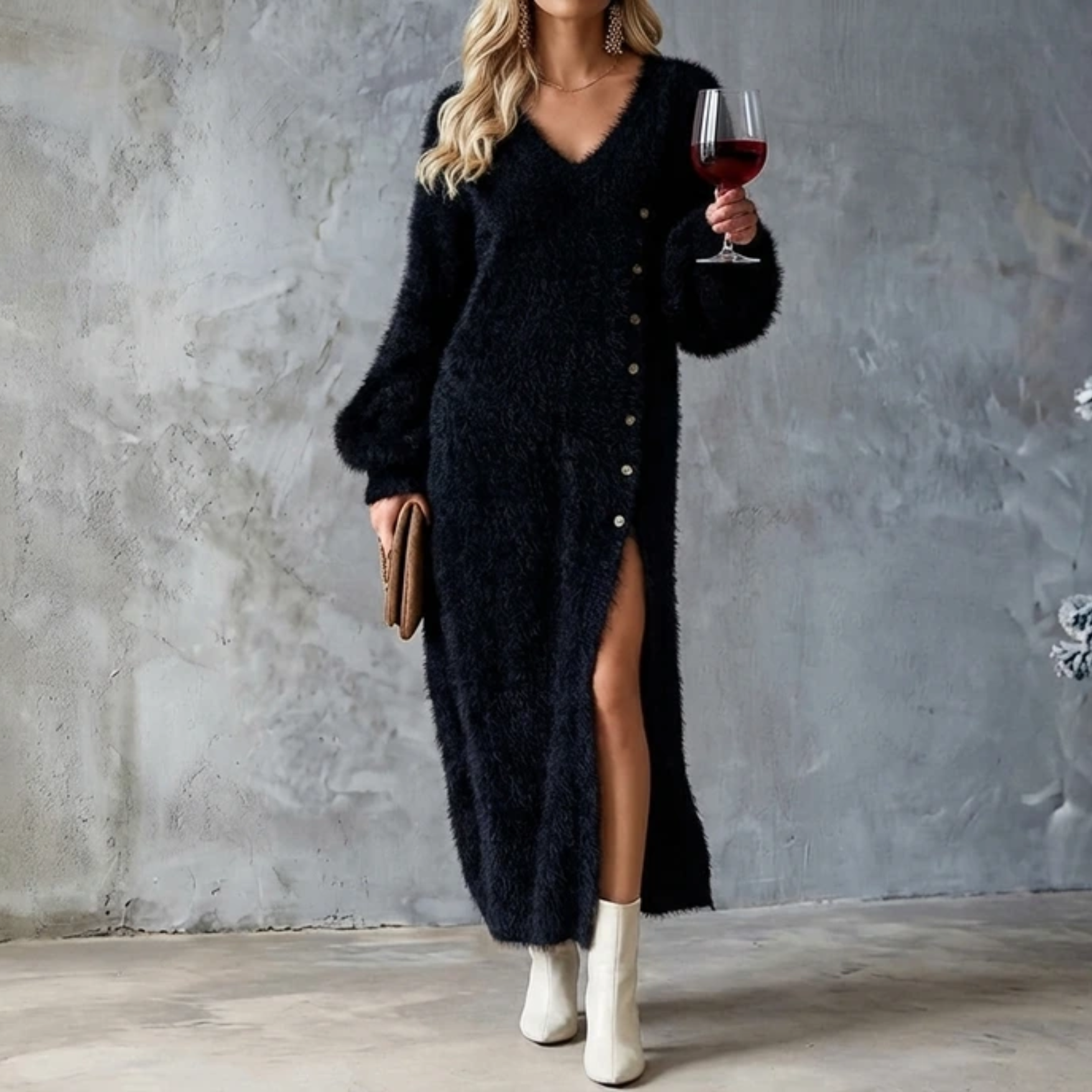 Brielle | Holiday Lounge Dress