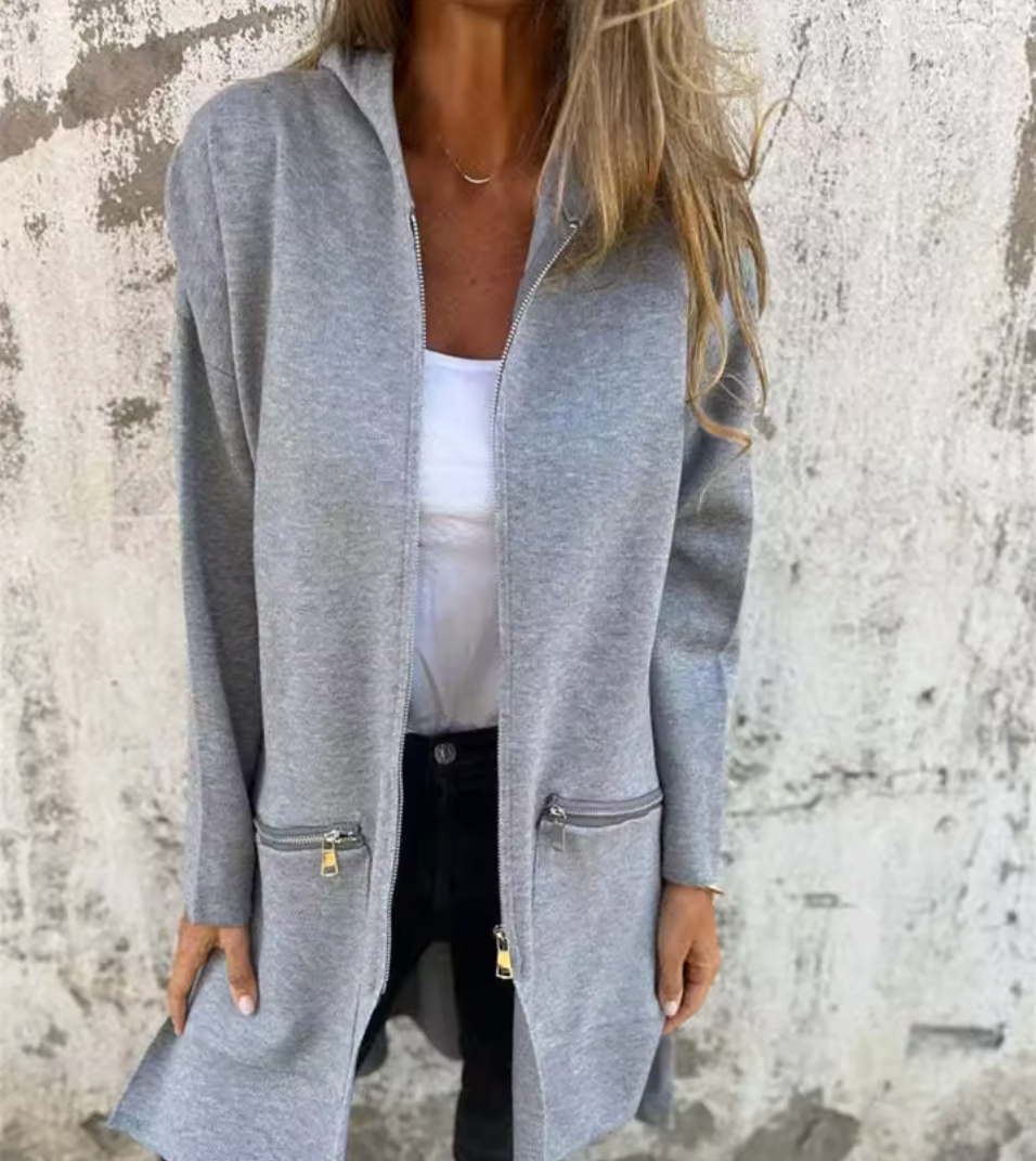 VICTORIA - Casual long cardigan