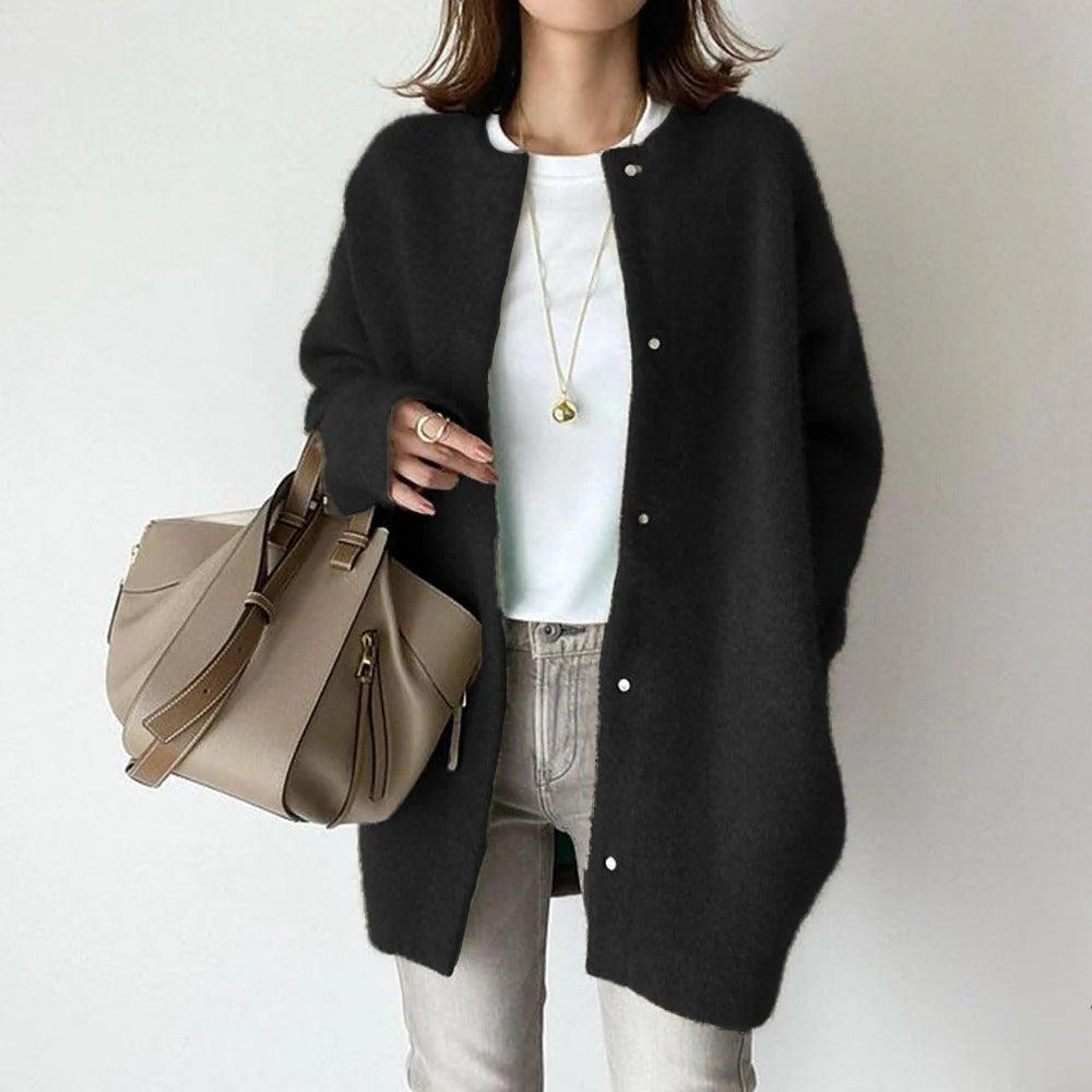 Zoey - Chic and Comfortable Woolen Jacket for Women