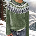 Eira – Warm sweater with Classic Winter Details