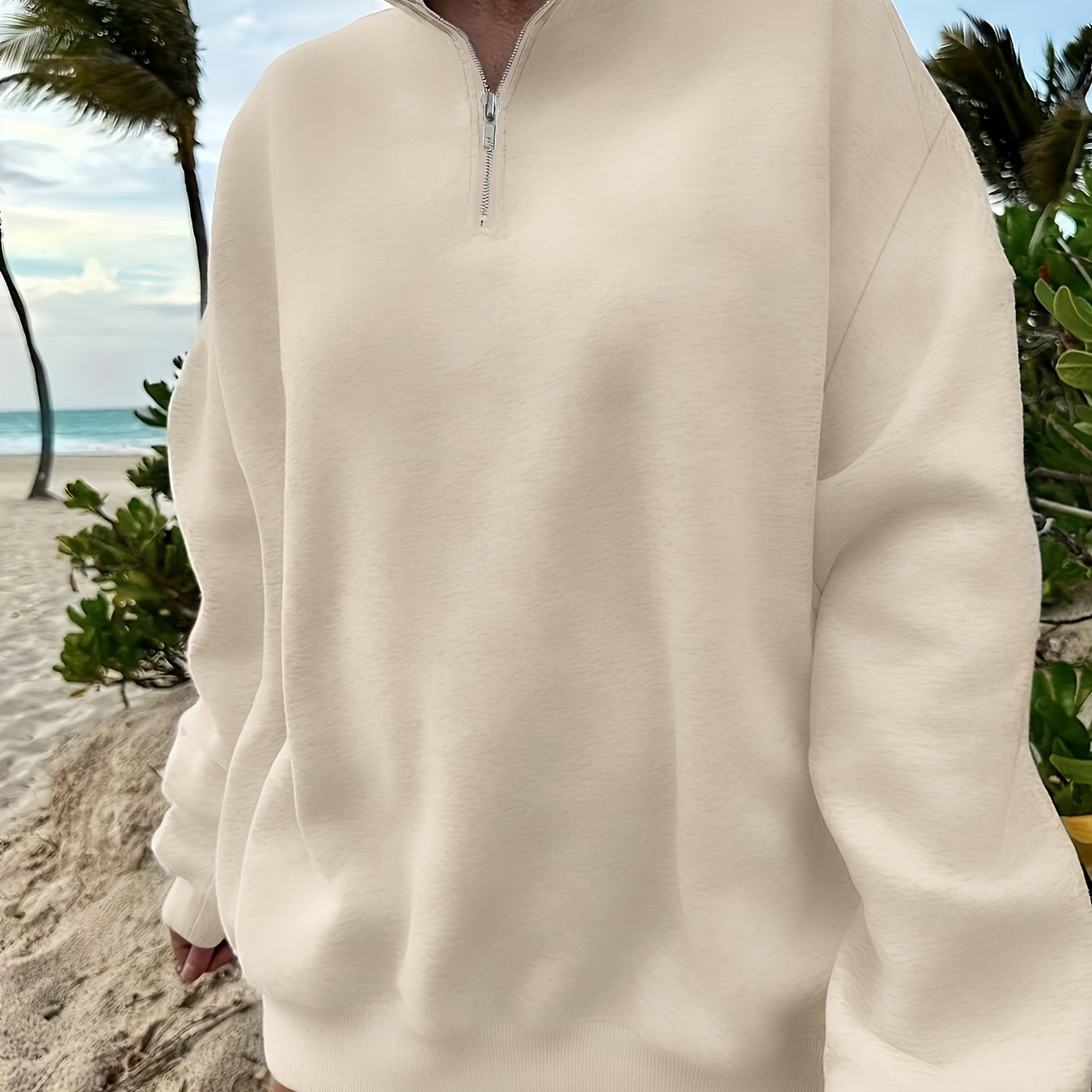 Noelle™ | Half-Zip Fleece Sweatshirt