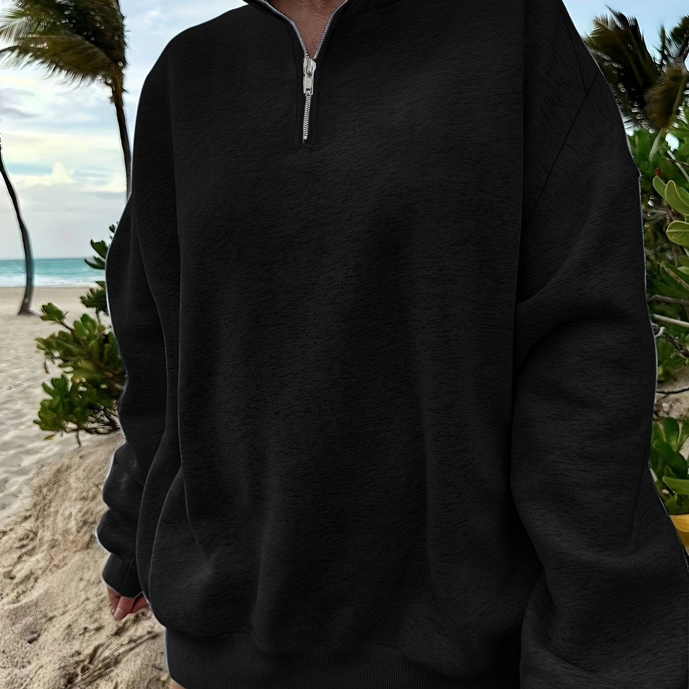 Noelle™ | Half-Zip Fleece Sweatshirt