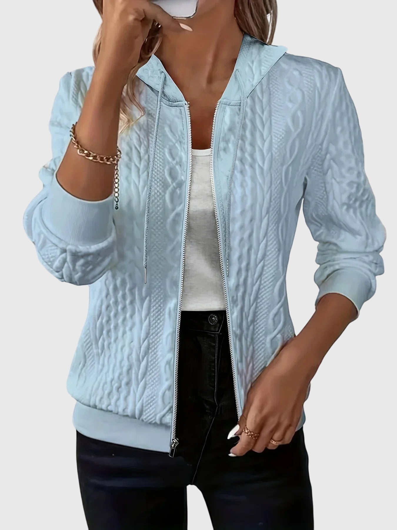 Lena™ - Hoodie with zipper