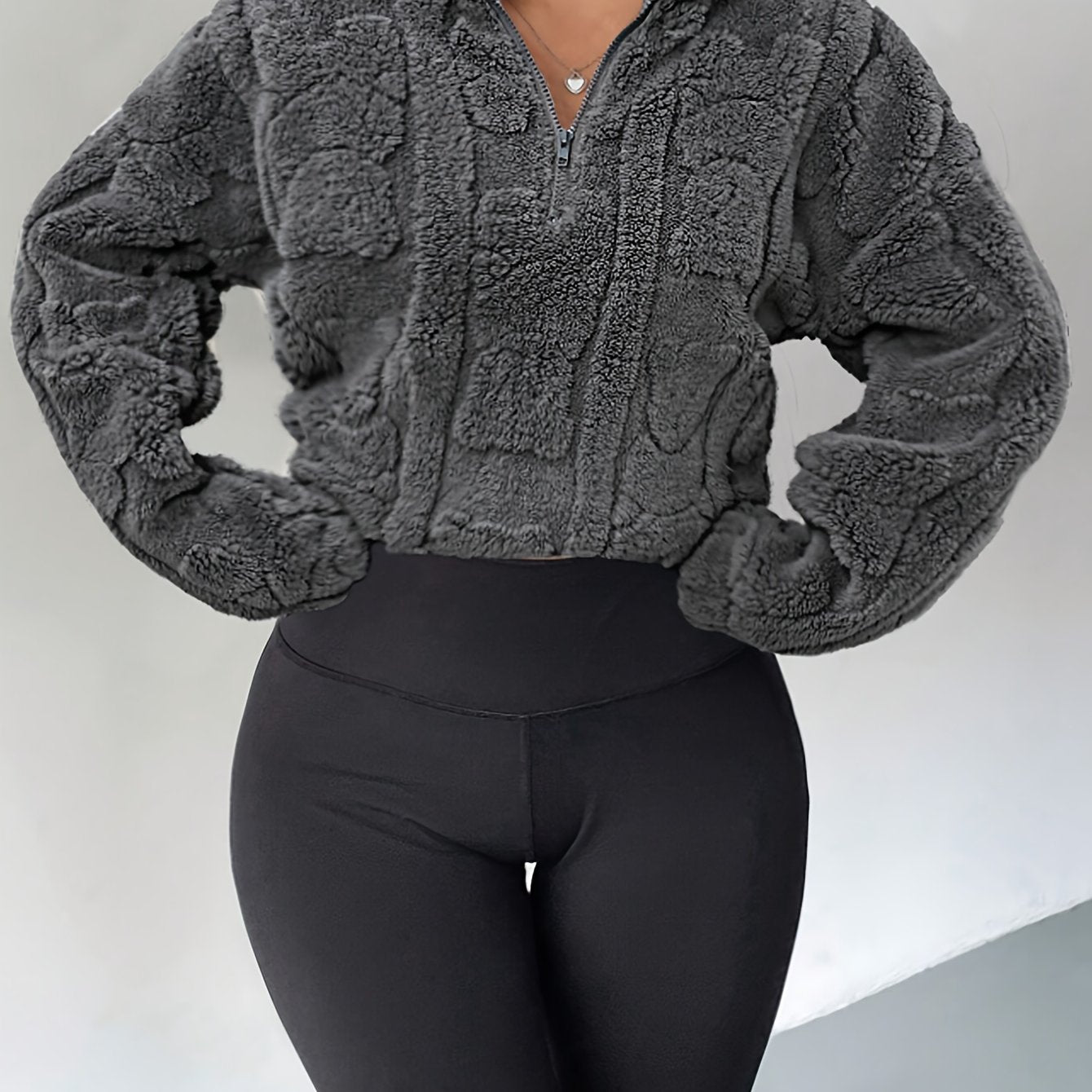 Celeste™ | Elegant Fleece Zip Sweatshirt