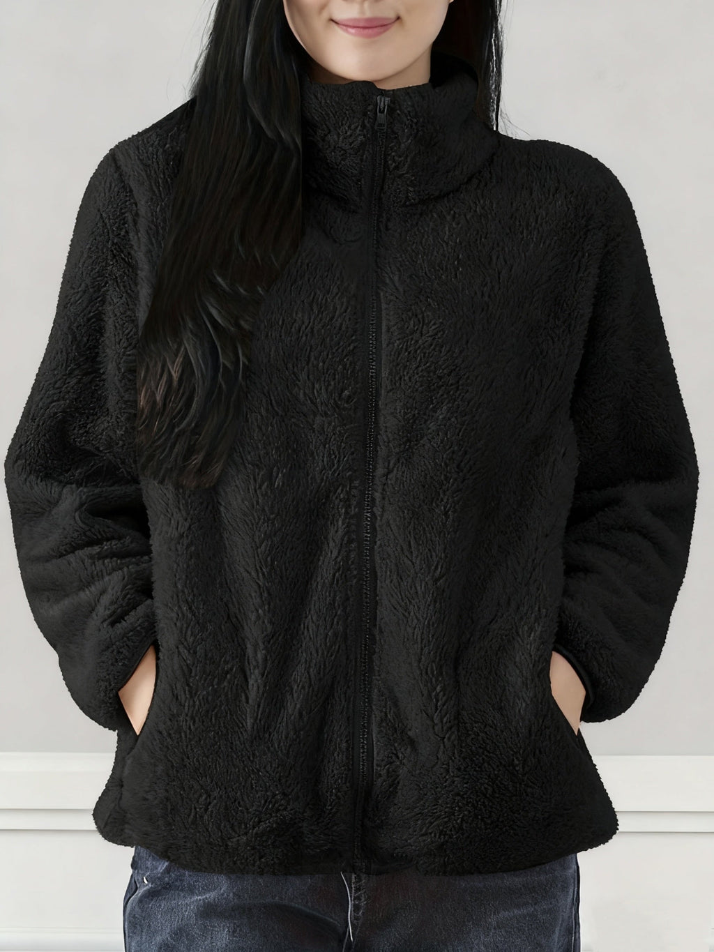 Renée™ | Block Zip-Up Fleece