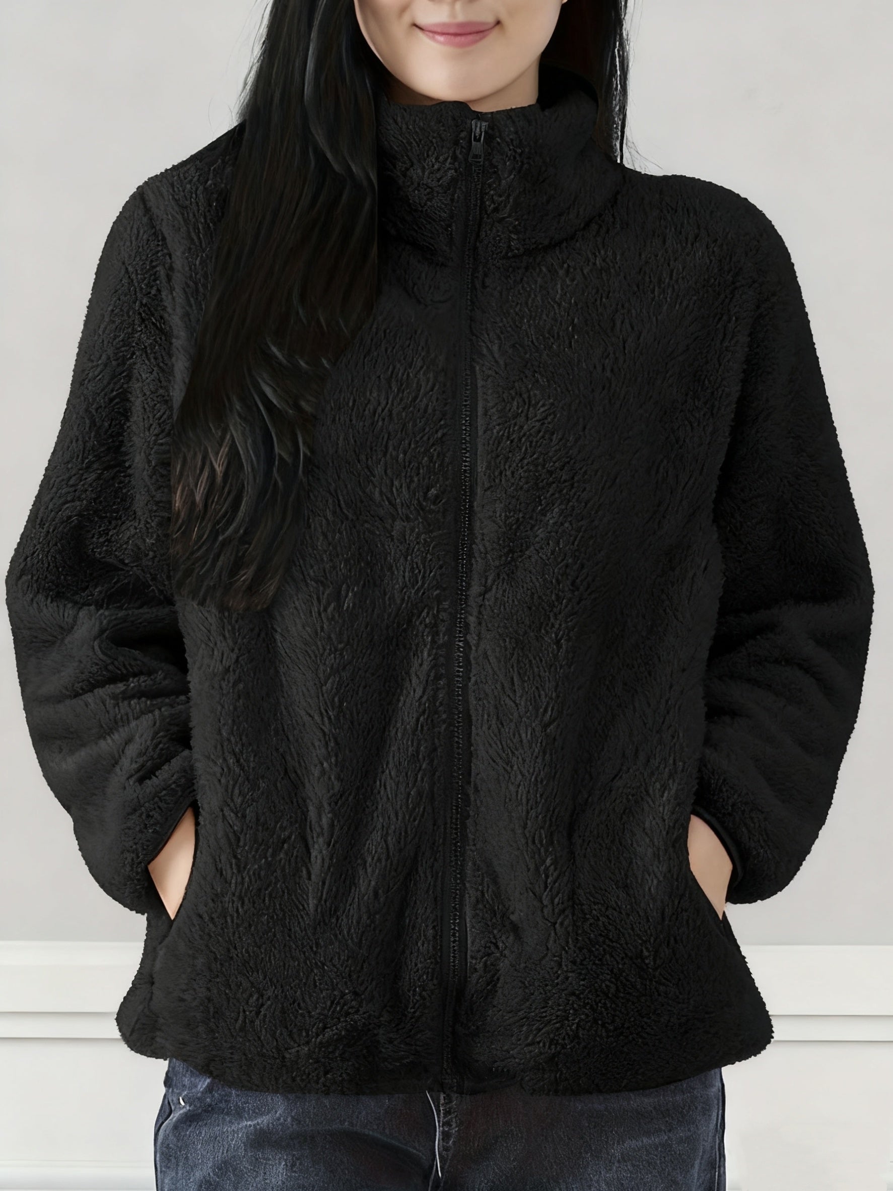 Renée™ | Block Zip-Up Fleece