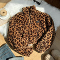Leona™ | Plush Fleece Leopard Pullover