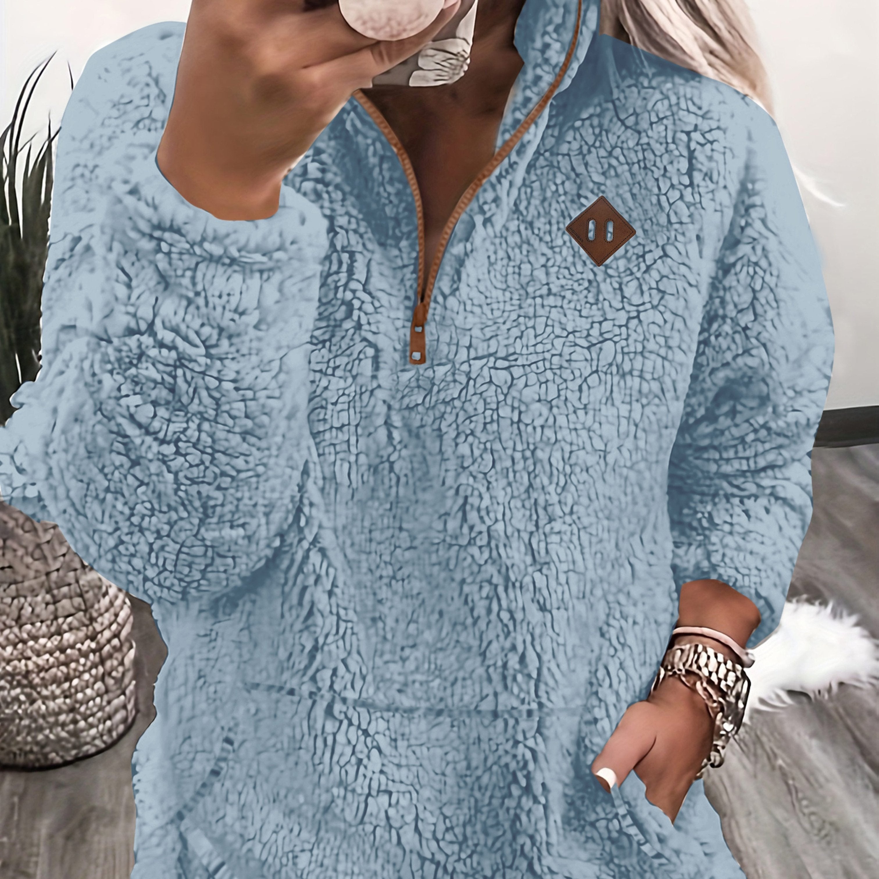 Mila™ | Fleece-Lined Zip-Up Hoodie