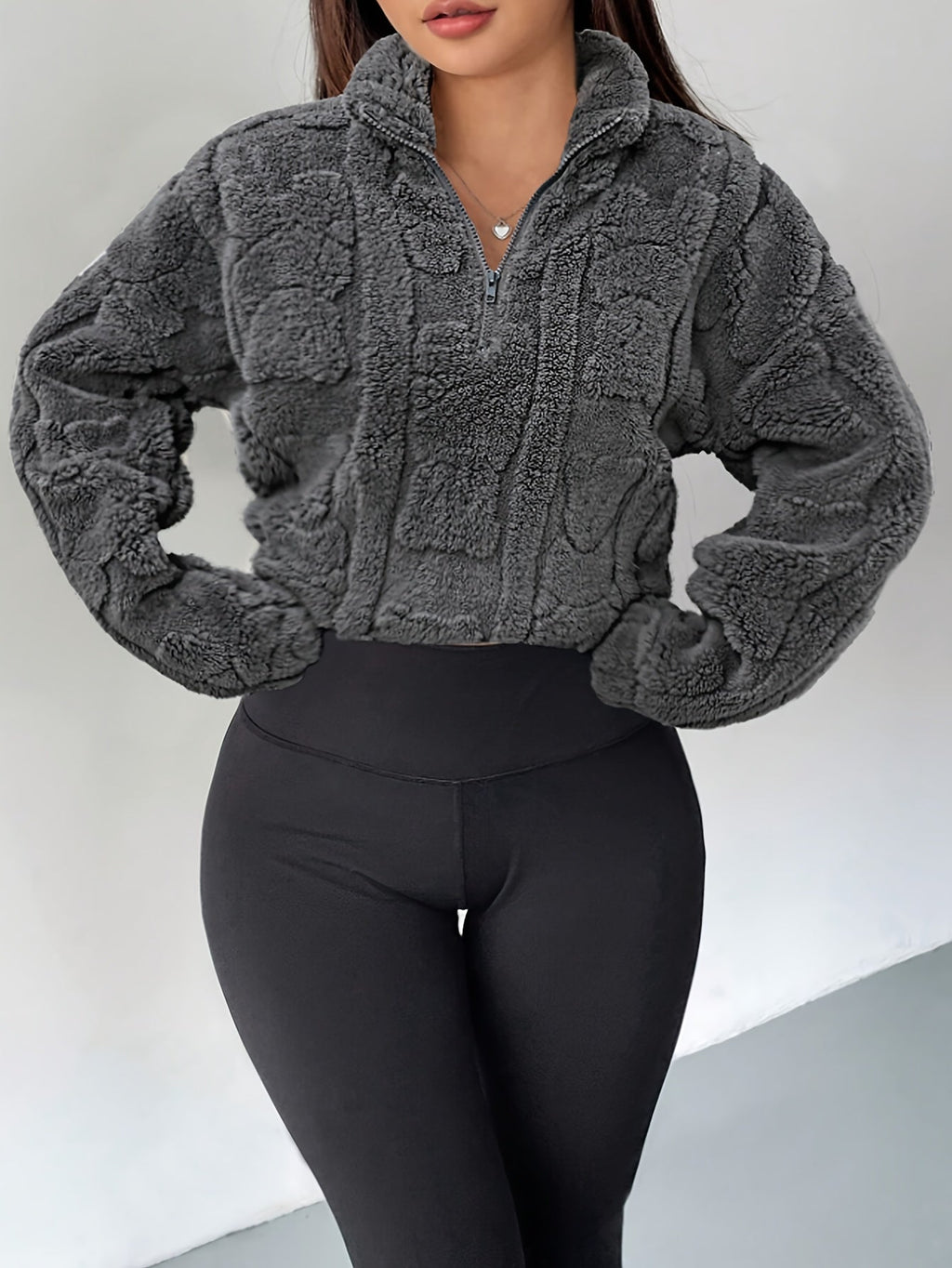 Celeste™ | Elegant Fleece Zip Sweatshirt
