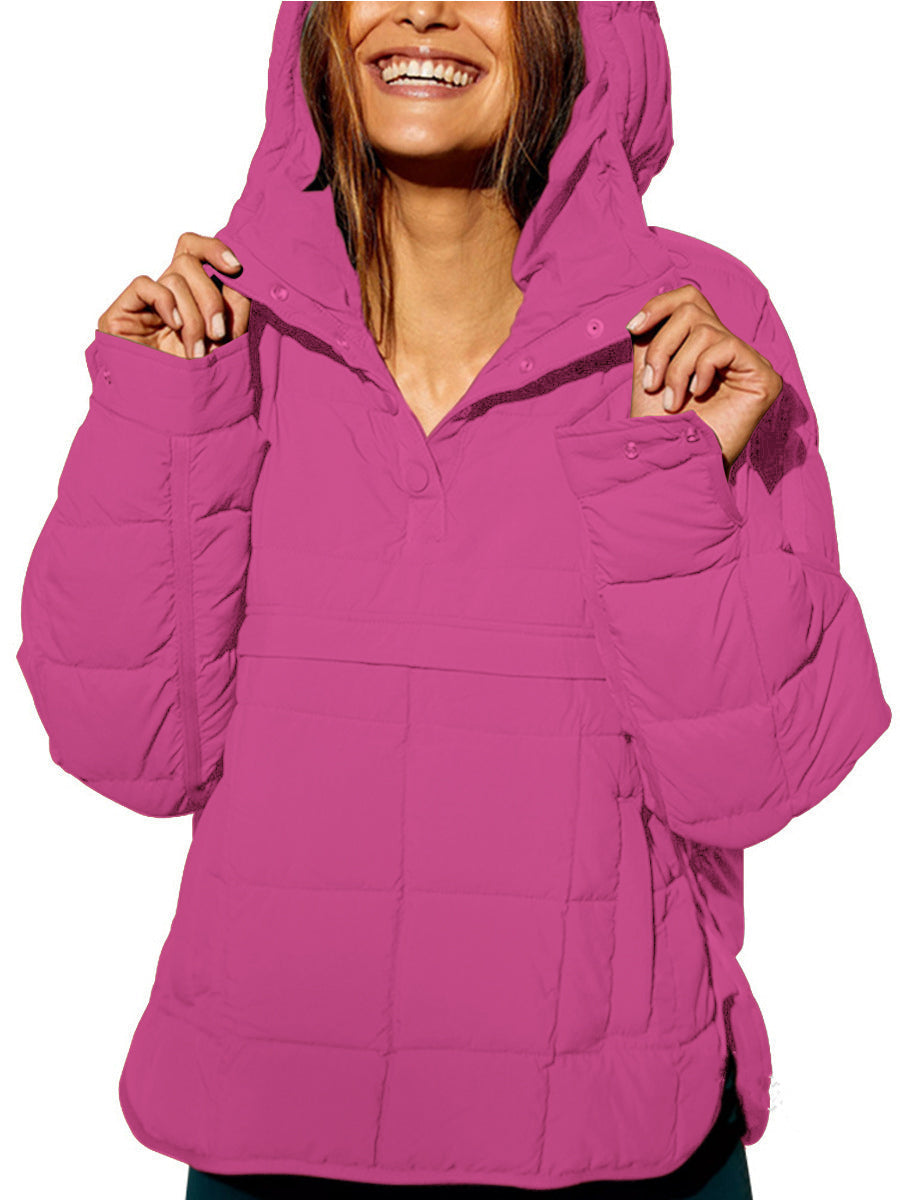 Monroe™ | Oversized Hooded Pullover Jacket