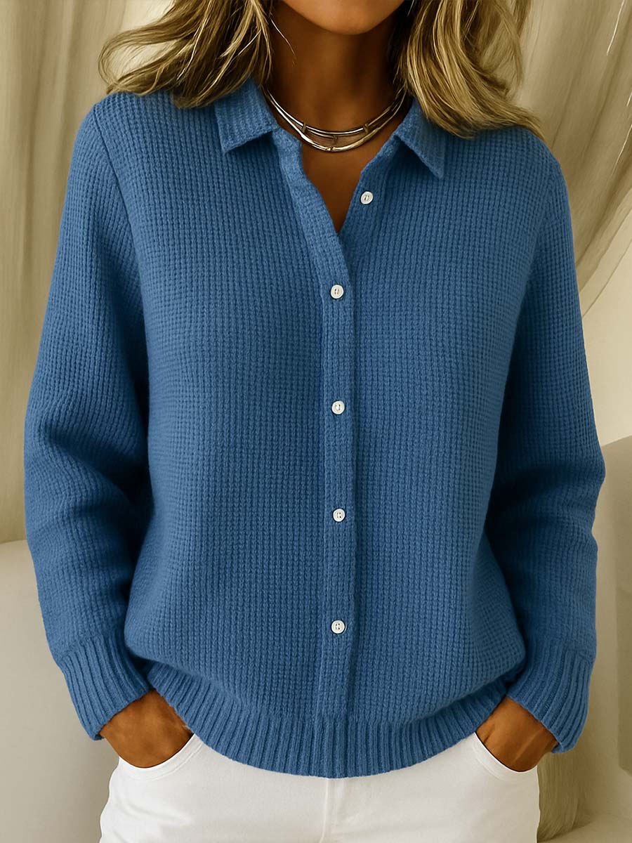 Katie | Knitted Button Cardigan