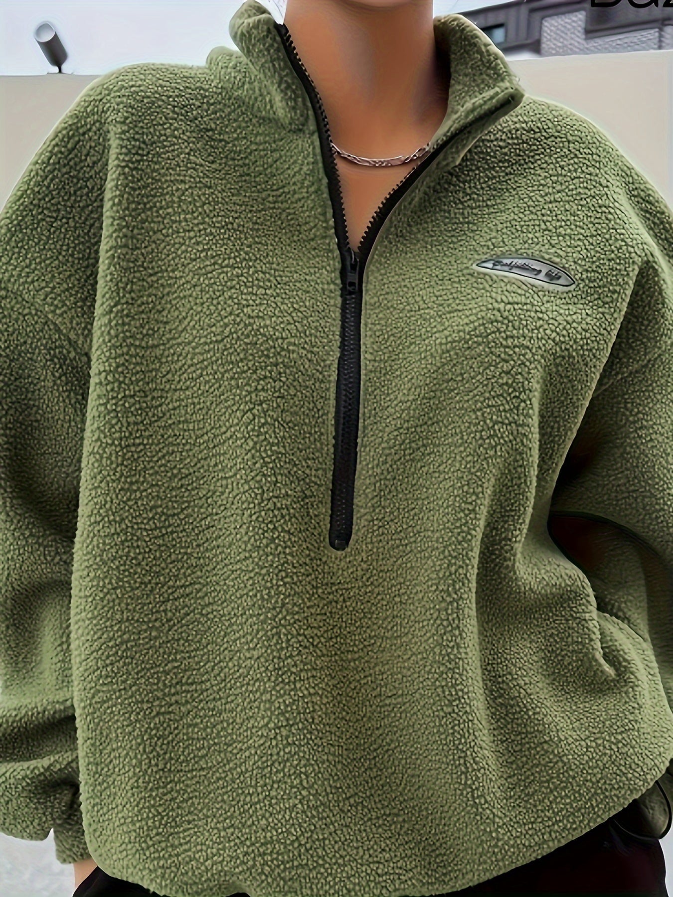 Mirella™ | Patchwork Half-Zip Fleece