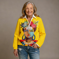 Vanessa™ Art Printed Cardigan