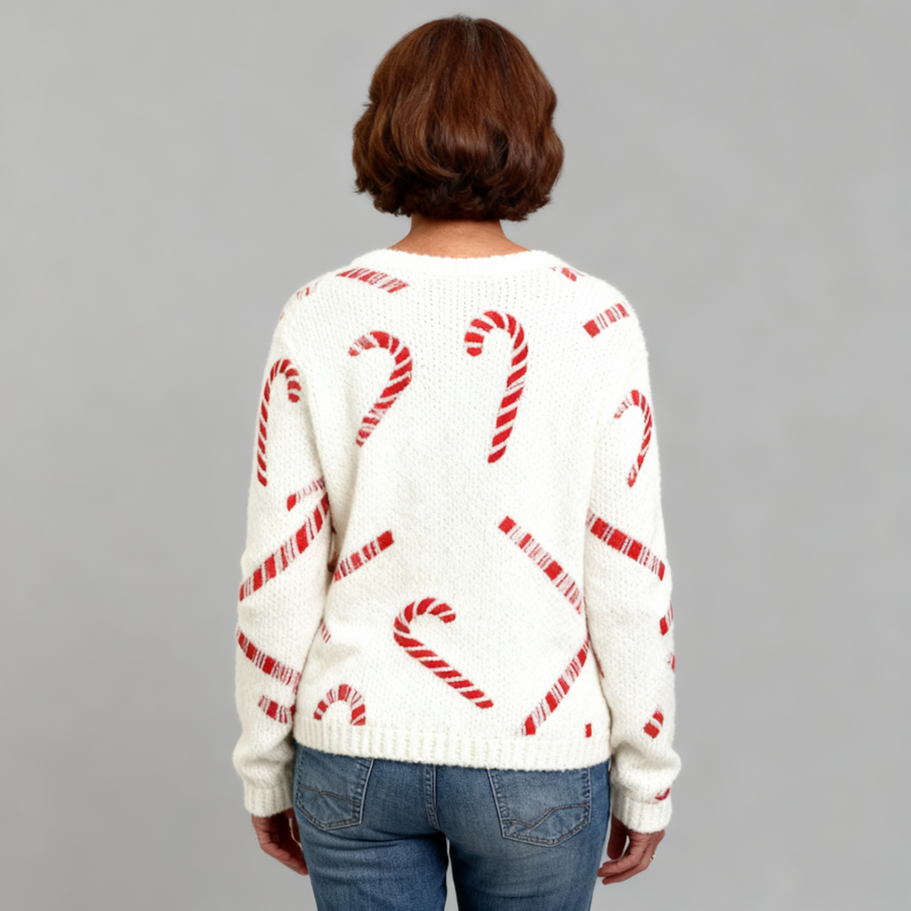 Megan™ Festive Candy Cardigan