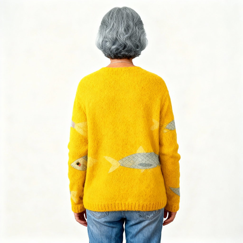 Monica™ Sardines Art Cardigan
